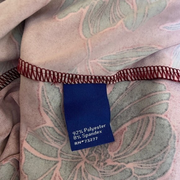 APT 9 Womens Size XL Multicolor Floral Print Stretch Mock Tunic Dress - Picture 5 of 5